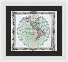 Load image into Gallery viewer, Old Map Of The Americas 1764 - Framed Print