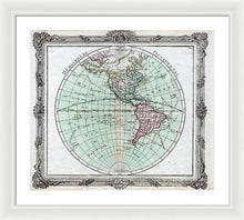 Load image into Gallery viewer, Old Map Of The Americas 1764 - Framed Print