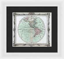 Load image into Gallery viewer, Old Map Of The Americas 1764 - Framed Print