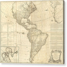 Load image into Gallery viewer, Old Map Of The Americas 1772 - Acrylic Print