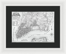 Load image into Gallery viewer, Old Map Of New York City 1767 - Framed Print