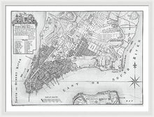 Load image into Gallery viewer, Old Map Of New York City 1767 - Framed Print