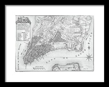 Load image into Gallery viewer, Old Map Of New York City 1767 - Framed Print