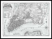 Load image into Gallery viewer, Old Map Of New York City 1767 - Framed Print