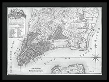 Load image into Gallery viewer, Old Map Of New York City 1767 - Framed Print