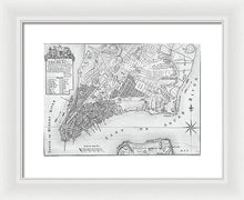 Load image into Gallery viewer, Old Map Of New York City 1767 - Framed Print