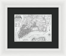 Load image into Gallery viewer, Old Map Of New York City 1767 - Framed Print