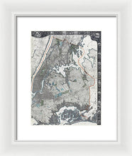 Load image into Gallery viewer, Old Map Of New York City 1900 - Framed Print