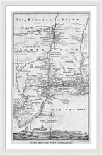 Load image into Gallery viewer, Old New York City Map 1656 - Framed Print