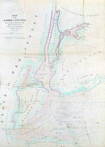 New York Harbor 1857 - Art Print