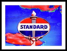 Load image into Gallery viewer, Old Standard Oil Sign - Framed Print