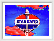 Load image into Gallery viewer, Old Standard Oil Sign - Framed Print