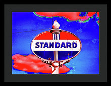 Load image into Gallery viewer, Old Standard Oil Sign - Framed Print