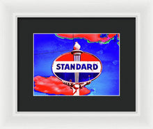 Load image into Gallery viewer, Old Standard Oil Sign - Framed Print