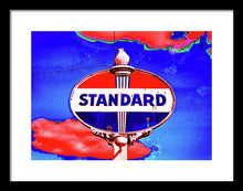 Load image into Gallery viewer, Old Standard Oil Sign - Framed Print