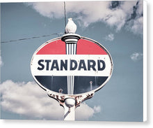 Load image into Gallery viewer, Old Vintage Standard Oil Sign - Canvas Print