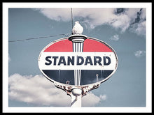 Load image into Gallery viewer, Old Vintage Standard Oil Sign - Framed Print