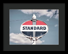 Load image into Gallery viewer, Old Vintage Standard Oil Sign - Framed Print