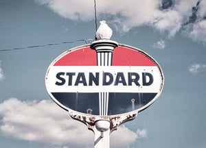 Old Vintage Standard Oil Sign - Art Print