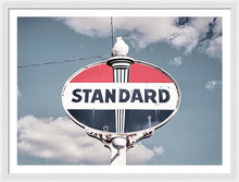 Load image into Gallery viewer, Old Vintage Standard Oil Sign - Framed Print