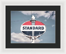 Load image into Gallery viewer, Old Vintage Standard Oil Sign - Framed Print