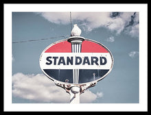 Load image into Gallery viewer, Old Vintage Standard Oil Sign - Framed Print