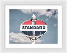 Load image into Gallery viewer, Old Vintage Standard Oil Sign - Framed Print