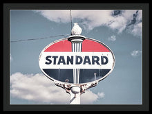 Load image into Gallery viewer, Old Vintage Standard Oil Sign - Framed Print