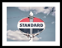 Load image into Gallery viewer, Old Vintage Standard Oil Sign - Framed Print