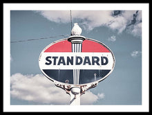 Load image into Gallery viewer, Old Vintage Standard Oil Sign - Framed Print