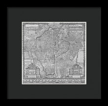 Load image into Gallery viewer, Old Map Of Paris 1652 - Framed Print