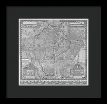 Load image into Gallery viewer, Old Map Of Paris 1652 - Framed Print