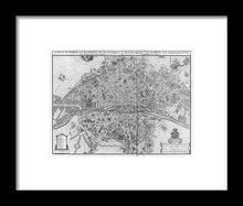 Load image into Gallery viewer, Old Map Of Paris 1742 - Framed Print