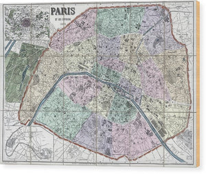 Paris 1878 - Wood Print