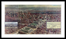 Load image into Gallery viewer, Old Map Of Penn Station 1910 - Framed Print