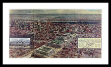 Load image into Gallery viewer, Old Map Of Penn Station 1910 - Framed Print