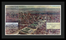 Load image into Gallery viewer, Old Map Of Penn Station 1910 - Framed Print