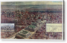 Load image into Gallery viewer, Old Map Of Penn Station 1910 - Acrylic Print