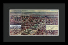 Load image into Gallery viewer, Old Map Of Penn Station 1910 - Framed Print