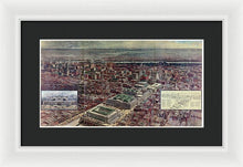 Load image into Gallery viewer, Old Map Of Penn Station 1910 - Framed Print