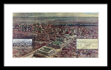 Load image into Gallery viewer, Old Map Of Penn Station 1910 - Framed Print