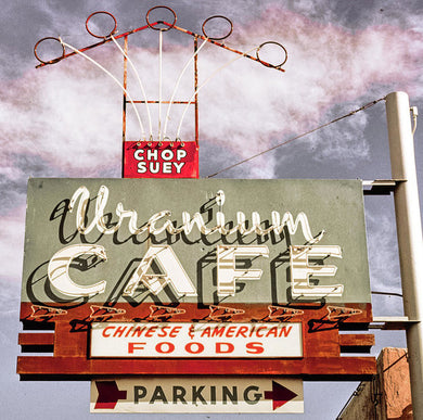 Photo Of A Roadside Cafe Sign - Art Print