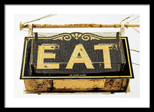 Load image into Gallery viewer, Photo Of A Vintage Diner Sign - Framed Print