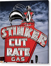 Load image into Gallery viewer, Photo Of A Vintage Gas Station Sign - Acrylic Print