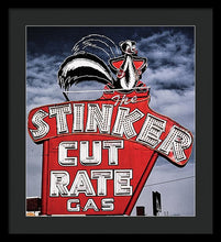 Load image into Gallery viewer, Photo Of A Vintage Gas Station Sign - Framed Print