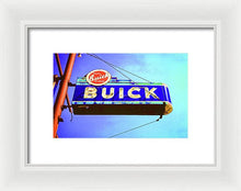 Load image into Gallery viewer, Photo Of An Old Buick Sign - Framed Print