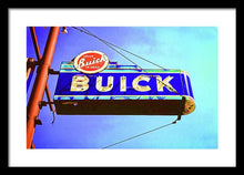 Load image into Gallery viewer, Photo Of An Old Buick Sign - Framed Print