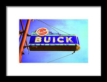 Load image into Gallery viewer, Photo Of An Old Buick Sign - Framed Print