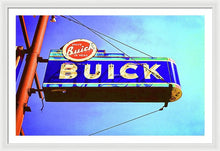 Load image into Gallery viewer, Photo Of An Old Buick Sign - Framed Print