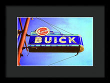 Load image into Gallery viewer, Photo Of An Old Buick Sign - Framed Print